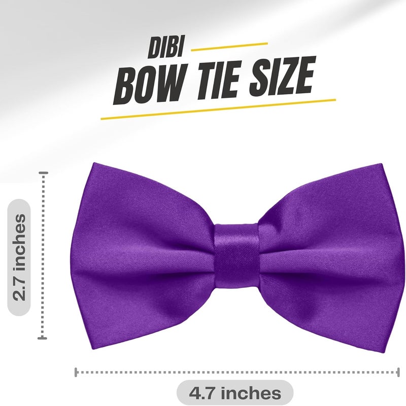 DIBI Adjustable Classic Pretied Bow Tie for Men, Women, and Boys - Men's Bowtie for Wedding, Costume Party and Formal Events - Image 3
